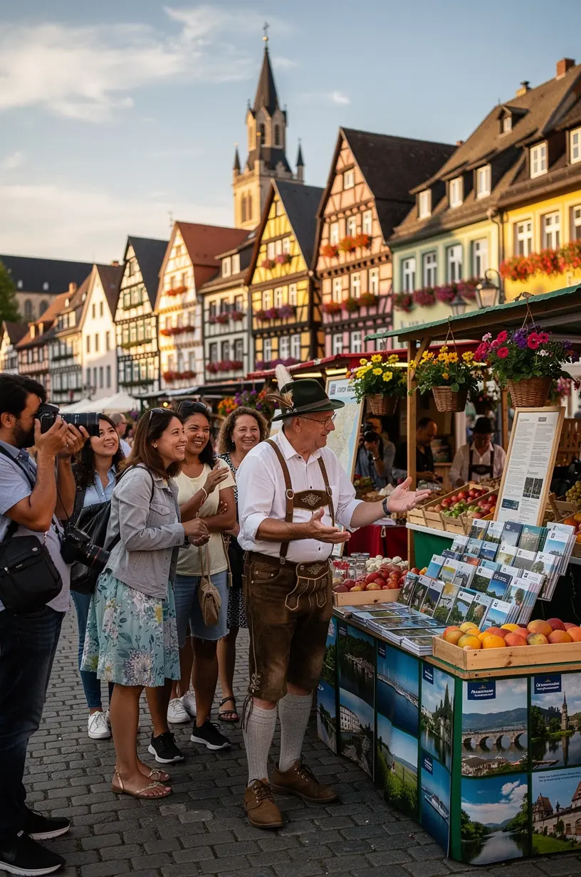 Mitarbeiter in einem Koordinationszentrum bei der Planung von Flussreisen